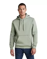 Bluzy męskie - G-STAR RAW Męska bluza z kapturem Premium Core, Niebieski (Iceberg Green C235-c959), XS - miniaturka - grafika 1