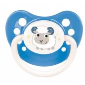 Smoczki uspokajające - CANPOL CANPOL BABIES Smoczek uspokajający 0-6m Bunny&Company Niebieska owieczka 23/271 - miniaturka - grafika 1