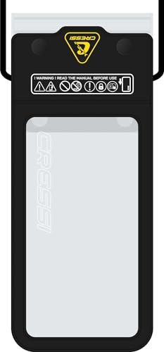 Cressi Jimmy etui na telefon czarne - miękkie wodoodporne etui na telefon komórkowy, czarne, 18 cm, dorosły unisex