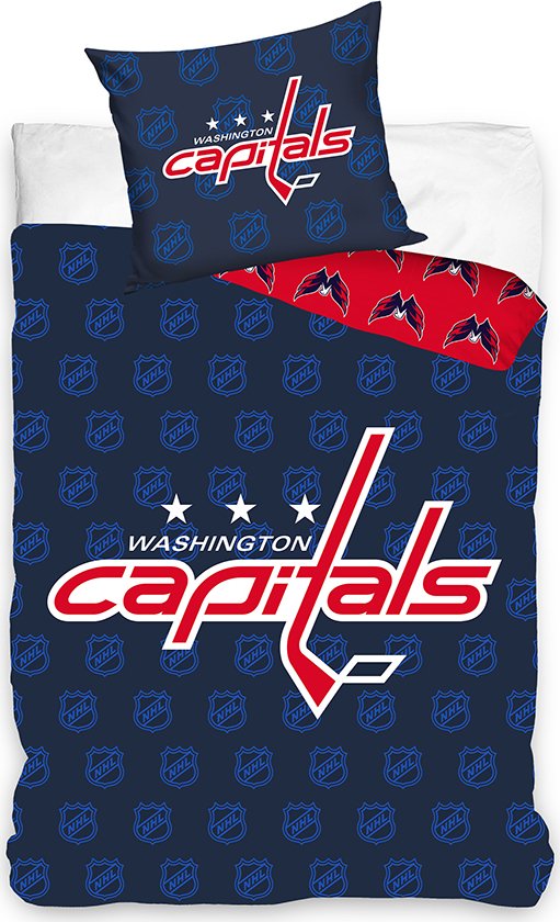 Pościel hokejowa NHL Washington Capitals Rozmiar: 135x200 + 80x80 cm