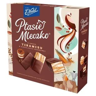 Ptasie Mleczko® o smaku Tiramisu 340 g E.Wedel - Bombonierki i czekoladki - miniaturka - grafika 1