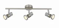 Lampy sufitowe - Emina - listwa 3 płomienna satyna/chrom 827613-07 - miniaturka - grafika 1