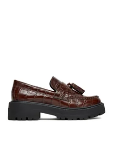 Gino Rossi Loafersy EO-HOX-12036 Brązowy - Półbuty damskie - miniaturka - grafika 1