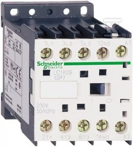 Schneider Electric Stycznik mocy 9A 3P 24V AC 50Hz 1R LC1K0901B5 LC1K0901B5 - Silniki elektryczne i akcesoria - miniaturka - grafika 1