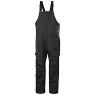 Spodnie narciarskie - Helly Hansen Sogn Bib Cargo, spodnie narciarskie, męskie, czarne - miniaturka - grafika 1