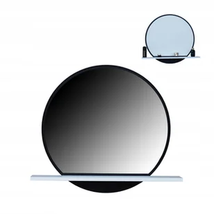 Lustro okrągłe z półką szer. 70cm LOFT Kolory Producent Kod: 792 - Lustra - miniaturka - grafika 1