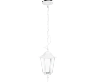 Lampa wisząca zewnętrzna na łańcuchu 1xE27/60W/230V IP44 biała - Lampy ogrodowe - miniaturka - grafika 1