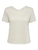 Koszulki i topy damskie - ONLY Koszulka w kolorze kremowym - miniaturka - grafika 1