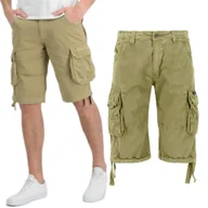 Odzież taktyczna i umundurowanie - Spodenki Alpha Industries Jet Short 191200 82 - Jasnooliwkowe  31 - miniaturka - grafika 1