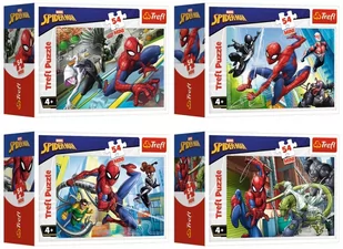 Trefl Puzzle mini 54 elementy Czas na Spidermana mix wzorów - Puzzle - miniaturka - grafika 1