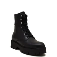 Buty trekkingowe damskie - HUGO Skórzane trapery kris - miniaturka - grafika 1