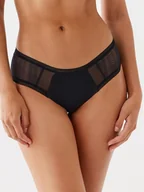 Majtki damskie - Passionata Figi klasyczne Romane P46L40 Czarny - miniaturka - grafika 1