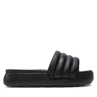 Klapki i japonki damskie - Klapki Puma Karmen Slide Puffy Wns 395399-01 Czarny - miniaturka - grafika 1