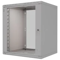 Szafy rack - Szafa wisząca Standard 19" 12U, 450mm, drzwi szklane, szara S-RC19-12U-450GG - miniaturka - grafika 1
