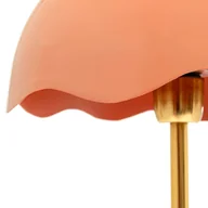 Lampy stojące - Lampa stołowa KARE Lia, różowy, stal/marmur, wysokość 50 cm - miniaturka - grafika 1