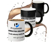 Kubki - Magiczny Kubek Z Twoim Własnym Dowolnym Nadrukiem Foto Logo Na Prezent - miniaturka - grafika 1