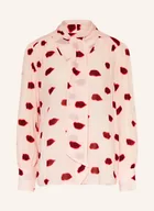 Bluzki damskie - Oui Bluzka Ze Wstążką rosa - miniaturka - grafika 1