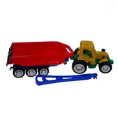 Samochody i pojazdy dla dzieci - LESZKO TRAKTOR Z RĄCZKĄ LESZ103 - miniaturka - grafika 1