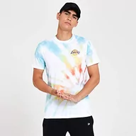 Koszulki męskie - New Era Nba Tye Dye Tee Loslak Xpt t-shirt męski z krótkim rękawem wielokolorowa wielokolorowa XS 12369755 - miniaturka - grafika 1