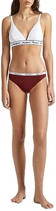 Pepe Jeans Damskie majtki stringi (3 sztuki), Czerwony (Bordeaux), M - Majtki damskie - miniaturka - grafika 1