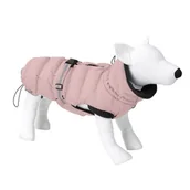 Ubranka dla psów - AniOne Puchowy płaszczyk zimowy Delia Różowy 48 cm - miniaturka - grafika 1