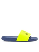 Klapki i japonki męskie - Kappa Klapki LOGO NOLES 361F2UW-A8S Żółty - miniaturka - grafika 1