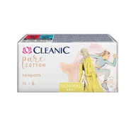 Tampony - Cleanic Pure Cotton tampony Normal 16 sztuk - miniaturka - grafika 1