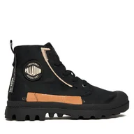 Botki damskie - Trapery Palladium Pampa Underlayer 99183-010-M Czarny - miniaturka - grafika 1