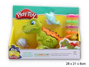 Gazelo Ciastolina zestaw dinozaur G147334 - Masy plastyczne - miniaturka - grafika 1