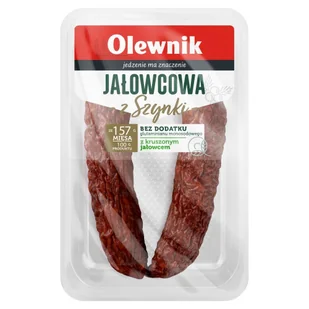 Kiełbasa Jałowcowa Z Szynki 180 G Olewnik - Pasztet i przetwory mięsne - miniaturka - grafika 1