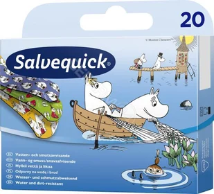 Salvequick CEDERROTH MUMINKI Plastry odporne na wodę i brud różne rozmiary - 20 - Apteczki i materiały opatrunkowe - miniaturka - grafika 2