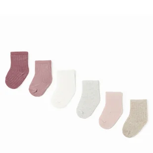 Zestaw 6 par wysokich skarpet dziecięcych Mayoral 9758 Kolorowy - Skarpetki dla dzieci - miniaturka - grafika 1