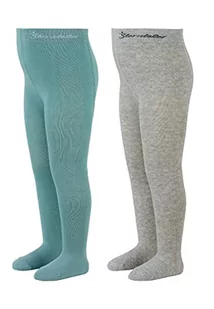 Sterntaler Rajstopy uniseks Baby Uni dwupak, jasnozielony, 56 - Rajstopy - miniaturka - grafika 1