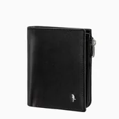 Portfele - Portfel Damski Skórzany PUCCINI Z Zabezpieczeniem RFID Czarny CR967-1 - miniaturka - grafika 1