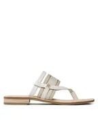 Klapki i japonki damskie - Tommy Hilfiger Japonki Th Webbing Mule Sandal FW0FW07275 Biały - miniaturka - grafika 1
