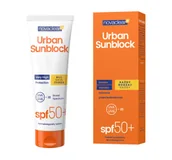 Balsamy i kremy do opalania - Equalan Novaclear Urban Sunblock krem ochronny SPF 50 każdy rodzaj skóry 125 ml - miniaturka - grafika 1