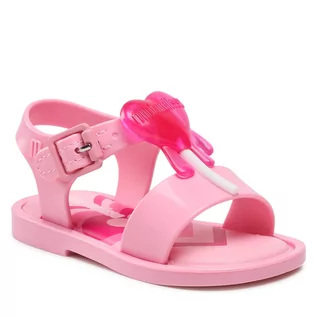 Sandały damskie - Melissa Sandały Mini Mar Sandal Jelly 33545 Pink AB597 - grafika 1