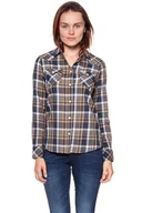 Koszule damskie - Wrangler, Koszula damska, Check Shirt Dusty Olive W5240Lu45, rozmiar S - miniaturka - grafika 1