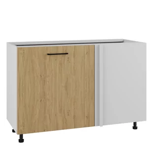 Bari Szafka Dolna Narożna Dnw-120/60 Dąb Kamienny - Meble kuchenne - miniaturka - grafika 1