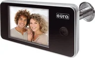 Domofony - Eura Wideo-wizjer do drzwi EURA VDP-01C1 ERIS SREBRNY 3,2'' LCD - miniaturka - grafika 1