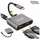Adapter, Zenwire, Hub Przejściówka USB-C 4W1 2X HDMI 4K USB
