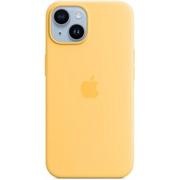 Etui i futerały do telefonów - Etui APPLE Silicone Case MagSafe do iPhone 14 Bladożółty - miniaturka - grafika 1
