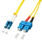 Kable światłowodowe - Lindy 47476 kabel InfiniBand / światłowodowy 20 m LC SC Żółty - miniaturka - grafika 1