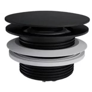 Excellent korek klik-klak do wanien wolnostojących czarny mat ARIN.3485.01BL - Korki do umywalek - miniaturka - grafika 1