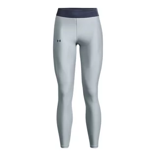 Legginsy - Under Armour, Legginsy treningowe damskie, Branded WB Leg, 1377089-465, Szare, Rozmiar L - grafika 1