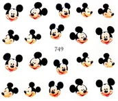 Ozdoby do paznokci - Naklejki wodne na paznokcie - nr 749 - miniaturka - grafika 1