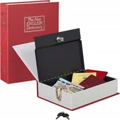 Sejfy i kasy pancerne - SEJF KASETKA KSIĄŻKA NA PIENIĄDZE METALOWA KLUCZ 3 - miniaturka - grafika 1