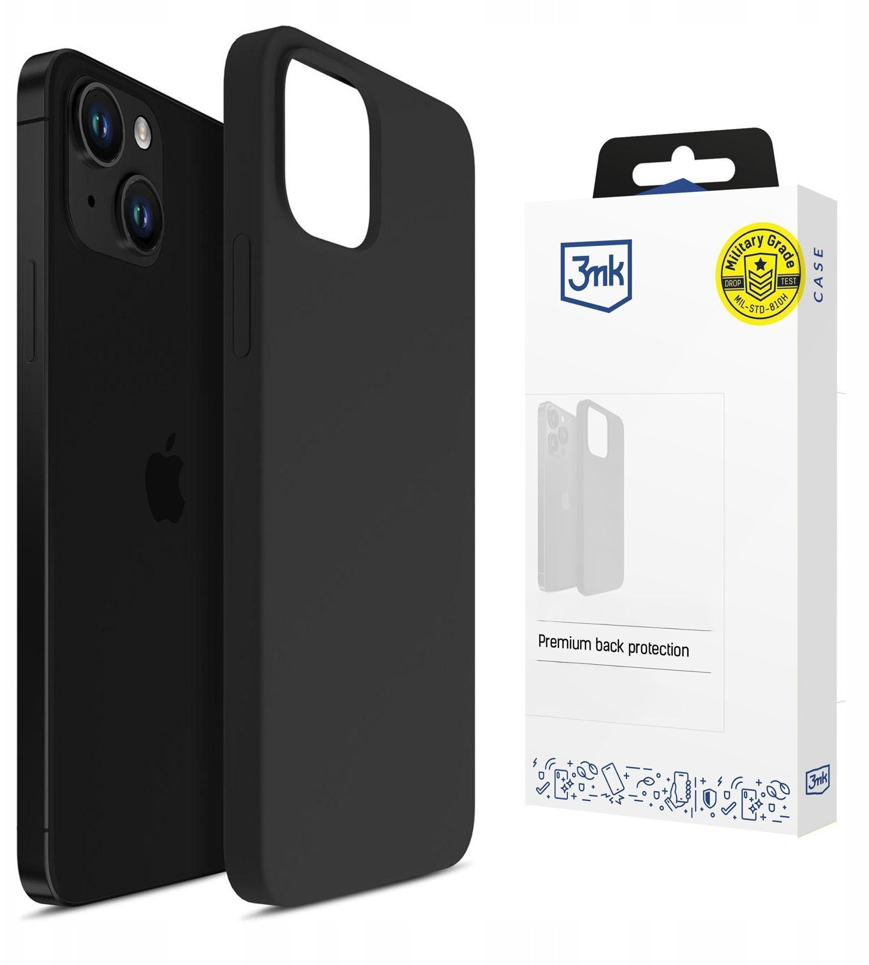 3MK Apple iPhone 14 Plus - 3mk Hardy Mellow Case Black