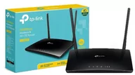 Switche - TP-Link TL-MR6400 V4 router bezprzewodowy Jedna częstotliwości (2,4 GHz) Fast Ethernet 3G 4G Czarny - miniaturka - grafika 1