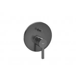ROCA A5A0B96NM0 NAIA BRUSHED TITANIUM BLACK bateria 2 WY (wann-prysz) podtynkowa (RocaBox A525869403) - Baterie podtynkowe - miniaturka - grafika 1